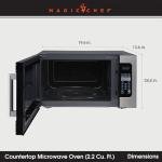 Magic Chef 2.2 Cu. Ft. Stainless Steel Microwave Oven