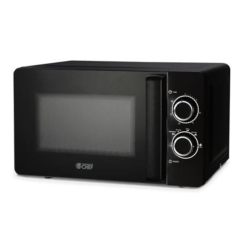 COMMERCIAL CHEF Black Microwave