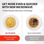 TOSHIBA 0.9 Cu Ft Countertop Microwave Oven