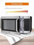 Commercial Chef 1.6 Cu Ft Microwave - 1100W Stainless Steel