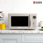 Haden 700W 0.7 Cu Ft Microwave Oven - Putty Chrome