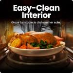 Chefman 0.9 Cu. Ft. Stainless Steel Microwave Oven