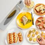 Nostalgia Retro 900-Watt Countertop Microwave Oven