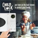 Nostalgia Retro 900-Watt Countertop Microwave Oven