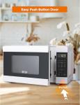 Commercial Chef 900W Countertop Microwave Oven, 0.9 Cu Ft