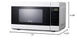 Commercial Chef 900W Countertop Microwave Oven, 0.9 Cu Ft