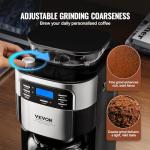 VEVOR Grind and Brew 8-Cup Coffee Maker