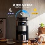 VEVOR Grind and Brew 8-Cup Coffee Maker