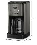 Cuisinart 12-Cup Brew Central Coffee Maker, Black