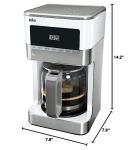 Braun BrewSense Drip Coffee Maker - White