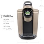 Keurig K-Elite Single Serve Coffee Maker, Gold