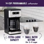 Mr. Coffee 14-Cup Programmable Stainless Steel Coffee Maker