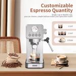 YASHE 20 Bar Espresso Machine with Milk Frother