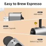 CHULUX Mini Espresso Machine for Home Use