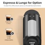 CHULUX Mini Espresso Machine for Nespresso Capsules