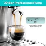 CASABREWS Espresso Machine with Grinder and Frother