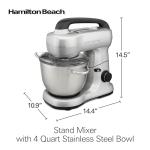 Hamilton Beach 4-Quart Electric Stand Mixer