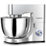COOKLEE 9.5 Qt. Electric Stand Mixer, Silver