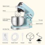 Compact 3.2Qt Stand Mixer with 6 Speeds