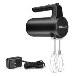 KitchenAid 7-Speed Cordless Hand Mixer, Matte Black