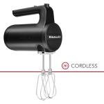 KitchenAid 7-Speed Cordless Hand Mixer, Matte Black