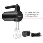 KitchenAid 7-Speed Cordless Hand Mixer, Matte Black