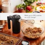 KitchenAid 7-Speed Cordless Hand Mixer, Matte Black