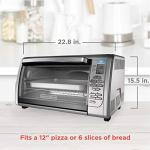 Black+Decker Stainless Steel Convection Toaster Oven