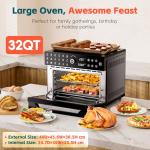 32QT Extra Large Air Fryer & Toaster Oven Combo