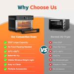 32QT Extra Large Air Fryer & Toaster Oven Combo
