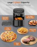 Nuwave Brio Plus 8 Qt Air Fryer with 150 Presets