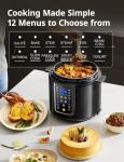 COMFEE 9-in-1 Electric Multi Cooker, 6 Quarts