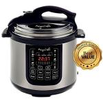 MegaChef 8 Quart Digital Pressure Cooker, Stainless Steel