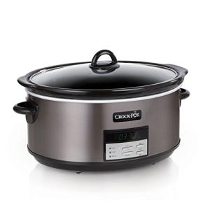 Crock-Pot 8-Quart Programmable Slow Cooker, Black