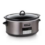 Crock-Pot 8-Quart Programmable Slow Cooker, Black