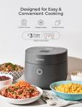 Cuckoo 3-Cup Fuzzy Logic Rice Cooker - Gray