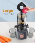 TUUMIIST Cold Press Juicer with Large Feed Chute