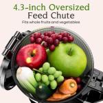 Anybear 200W Cold Press Juicer with Large Feed Chute