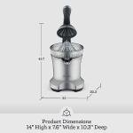 Breville Motorized Citrus Press Juicer - Silver