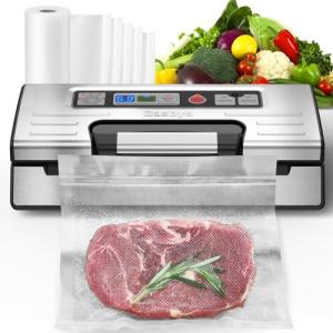 Gasbye Vacuum Sealer with Double Heat Seal