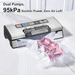 Gasbye Vacuum Sealer with Double Heat Seal