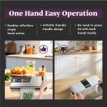 Mesliese One-Handed Vacuum Sealer with Free Bags
