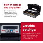 Nesco Deluxe VS-12 Compact Vacuum Sealer with Bags