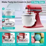 KitchenAid Ice Cream Maker Bowl Attachment, 2 Quart