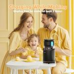 BRIOBITE Compact Rechargeable Ice Cream Maker