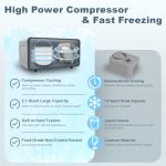 Automatic 2.1 QT Ice Cream Maker with LCD Display
