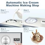 Automatic 2.1 QT Ice Cream Maker with LCD Display