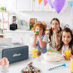 Automatic 2.1 QT Ice Cream Maker with LCD Display