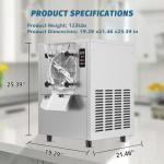 Heavy-Duty Ice Cream Maker with Auto Clean