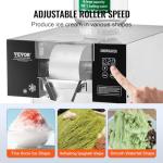 VEVOR Commercial Snowflake Ice Machine, 385LBS/Day